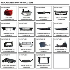 Resim Volkswagen 2018 2019 2020 Polo Ön Panjur Nikeljalı 