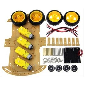 Resim Makermarketim-4Wd Robot Araba Kiti 