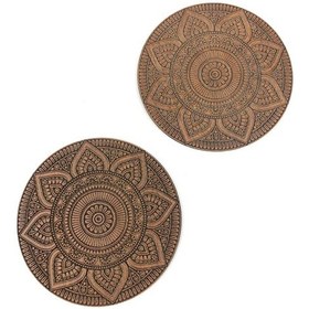 Resim Bardak Altlığı Model -14 Kahverengi 