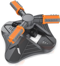 Resim 360° Döner Bahçe Fıskiyesi, Ayarlanabilir Başlıklı, Geniş Alanlar İçin 