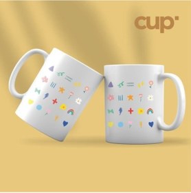 Resim Desenli Kupa Bardak 