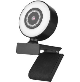 Resim Yaozixa 1080p Hd Usb Webcam Manuel Odaklanabilir, Iç Mikrofonlu Ve Işık Dolduruculu, Canlı Yayın, Video Konferans Ve Öğretim İçin, Hızlı Kurulum 