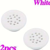 Resim Dashanshop 2 Adet Beyaz Lavabo Taşma Kapağı, Koku Ve Böcek Geçirmez Delik Kapak 