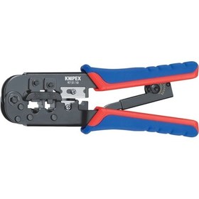 Resim Knipex 97 51 10 Konnektör Sıkma Pensesi 6/8 Pol. Western 