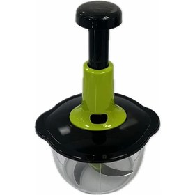 Resim Willowhaven Yeşil Manuel Paslanmaz Çelik Mutfak Doğrayıcı Kolay Temizlenir Kompakt 