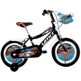Resim 1647-1 16 Alpına Bmx Erkek Bisiklet Siyah-mavi-turuncu Siyah - Mavi - Turuncu 