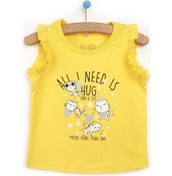 Resim HelloBaby Basic Kız Bebek Atlet T-shirt 