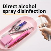 Resim Profesyonel Manikür Pedikür Tepsisi - Paslanmaz Çelik ve Plastik Yapı, Pembe Olmayan Renk, Kolay Temizlenebilir Dezenfeksiyon Kabı, Manikür Salonu, Spa veya Ev Kullanımı İçin - Hijyenik Tırnak Bakım Organizatörü, Fonksiyonel Tasarım, Kolay Temiz Yüzey, Hijyene Duyarlı Kullanıcılar 