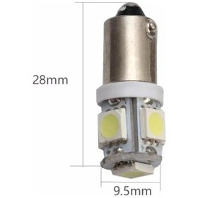 Resim Ba9S H5W 57 5 Ledli Tavan Park Torpido Ampulü 6 Adet 