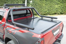 Resim Toyota Hilux Kobra Roll Bar Çap:76 Siyah 2015 ve Sonrası 