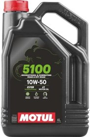 Resim Motul 5100 10W/50 4T 4 Lt 4 Zamanlı Motosiklet Motor Yağı 
