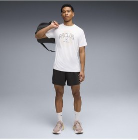 Resim Puma Run Club Graphic Erkek Beyaz Koşu T-shirt 52844702 