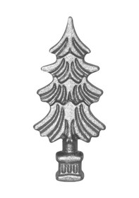 Resim 1 Adet Ferforje Dekoratif Mızrak/metal Çam Ağacı 