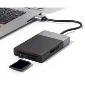 Resim ROMİX Çoklu Kart Okuyucu 6in1 Fonksiyonlu 3.0 x 2 Usb Girişi,XQD,TF,CF,SD Card Reader 