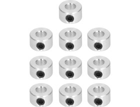 Resim Creatorally 10 Adet Şaft Yaka 6mm Çelik Yüksek Mukavemetli Aşınmaya Dayanıklı Sabit Set Vida Şaft Yaka Akıllı Robotlar Için (Yurt Dışından) 