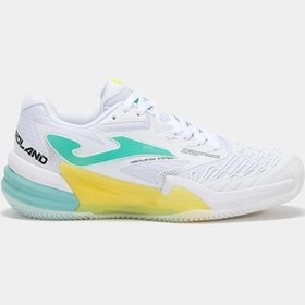 Resim Joma Roland Beyaz Kadın Toprak Kort Tenis Ayakkabısı Trolls2532c Beyaz 