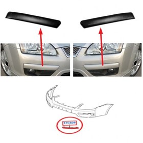 Resim Ford Focus Ön Tampon Sis Far Çıtası Kaş Sağ Sol Takım 20052008 