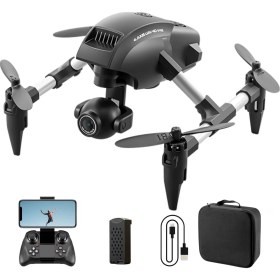 Resim Oyuncak Mini Kameralı Başlangıç Drone Uzaktan Kumandalı Uygulama Kontrollü 720P Takla Atan Drone Tek Batarya Ile 10 Dk Uçuş 