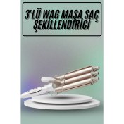 Resim Zero Land Zeroshop Saç Şekillendirici Wag Maşa Üçlü Yüksek Isı Ayarlı Seramik Kaplama 