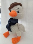 Resim Şapkalı Ördek Amigurumi Oyuncak 