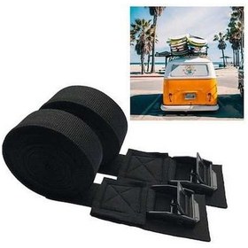 Resim Fortunelane Çift Sörf Tahtası Kano Kam Tokası Kayak Kayışı Açık Hava Plaj Araba Üstü Sörf Tavanı Yüksek Mukavemetli Bagaj Rafı Hı 