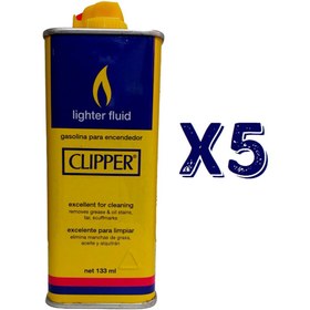 Resim Clipper Çakmak Benzini 133 Ml 5 Adet 