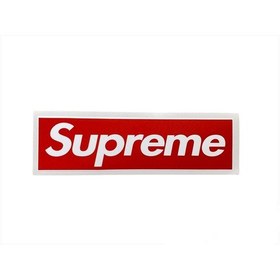 Resim SUPREME STICKER - Supreme kırmızı sticker - supreme 14.5x3.5 cm 