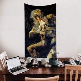Resim Saturn Devouring His Son Duvar Örtüsü - 100 cm x 135 cm 