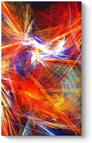 Resim Neon Çizgiler Tablosu 60 x 100 