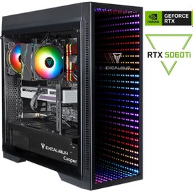 Resim CASPER Excalibur E75H.144F-BVT0X-0HD Intel Core i5-14400F 16GB RAM 500GB SSD RTX 5060TI Freedos 