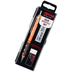 Resim Rotring Okul Seti Versatil+Min Silgi Hediyeli 0.7 MM Fosforlu Turuncu RO-KK07-07FT 