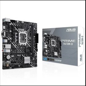 Resim Asus Prıme H610M-D 5600MHZ Ddr5 Soket 1700 M.2 HDMI D-Sub Matx Anakart 