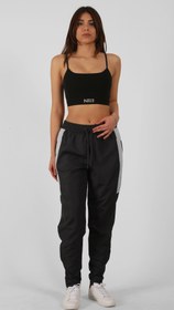 Resim NTB Unisex Printed Track Pants Charcoal Color 