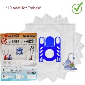 Resim Beko Bks 1320 Süpürge Bez Toz Torbası 10 Adet Uyumlu 