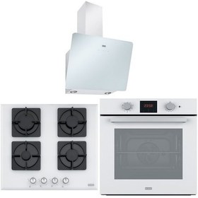 Resim Franke FSL 86 H WH - FHNS 604 4G WH C - PJ 615 V WH A/600 Beyaz Ankastre Set 