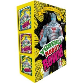 Resim Yürekli Robot Rowni Seti - 3 Kitap Kutulu - Erkan İşeri - Pinus Kitap 