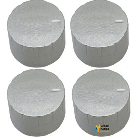 Resim Ozba Ticaret Arçelik Uyumlu O 707 EWI Ankastre Ocak Düğmesi Silver 