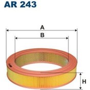Resim Fıltron Ar 243 Hava Fıltresı Mazda Fe F8 626 88 91 
