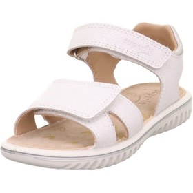 Resim Superfit Sparkle Kız Çocuk Sandalet - Beyaz Gümüş 609004-1020 Beyaz - Gümüş 