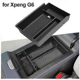 Resim Xpeng G6 İçin Abs+pvc Araba Kol Dayanağı Depolama Düzenleyicisi - Konsol Kutusu 