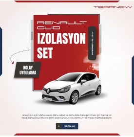 Resim Renault Clio 4 2012-2018 Trim Ses Önleyici Konfor/izolasyon Set 