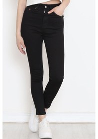 Resim Mokashopin - Dar Paça Kot Pantolon Siyah1 - 18232.1431. 001 
