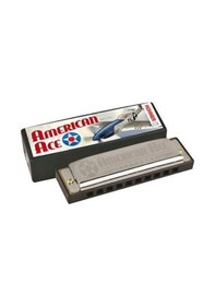 Resim Hohner American Ace Mızıka 10c 10 Delik Do Majör Harmonika 