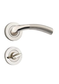 Resim Hira Marmaris Nikel Saten Rozetli Kapı Kolu Alüminyum (117646457) 