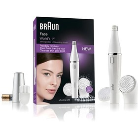 Resim Braun Se820 Face Yüz Epilatörü Ve Yüz Temizleme Epilatör 