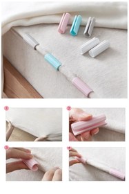 Resim KÜÇÜK EW 12 Adet Yorgan Kılıfı Ve Çarşaf Tutucu Sabitleyici Kaydırmaz Nevresim Örtü Düzenleyici Klipsler 