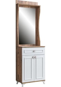 Resim Venüs Aynalı Dolaplı Ayakkabılık Portmanto 165x37x200 