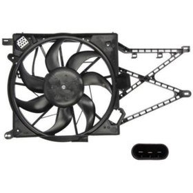 Resim KALE Radyatör Fan Motor Ve Davlumbazı Komple Opel Astra G 1.7 Dizel 3fişli Rezistanslı Marka 