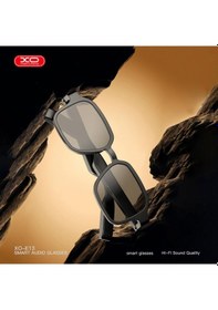 Resim E13 Bluetooth Akıllı Ses Gözlüğü Smart Audio Glasses Dahili Hoparlör Dokunmatik Kontrol 