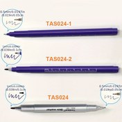 Resim 1 adet/3 adet Cerrahi Kaş Dövme Işığı Bej Marker Kalem Ölçü Bandı ile, 0.5mm/0.019 İnç ve 1mm/0.039 İnç Mor Mürekkep Çift Uçlu Marker Kalem, Hassas Makyaj Aracı, Beyaz ve Mor Göz Farı Dövme Aksesuarları Kalıcı Makyaj Tedarikçisi 